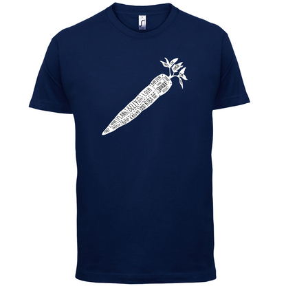 Butcher Carrot Diagram T Shirt