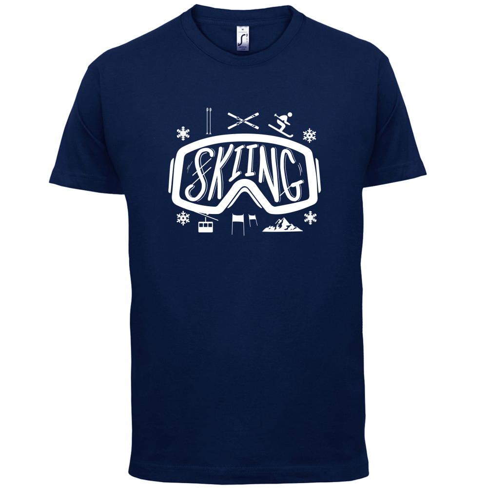 Skiing Goggles T Shirt