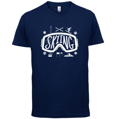 Skiing Goggles T Shirt