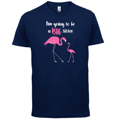 Big Sister Flamingo  T Shirt