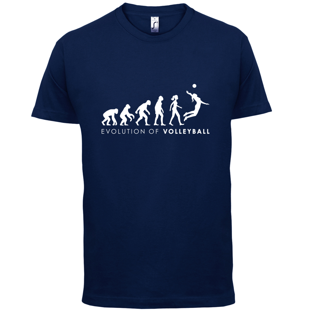 Evolution Of Woman Volleyball T Shirt