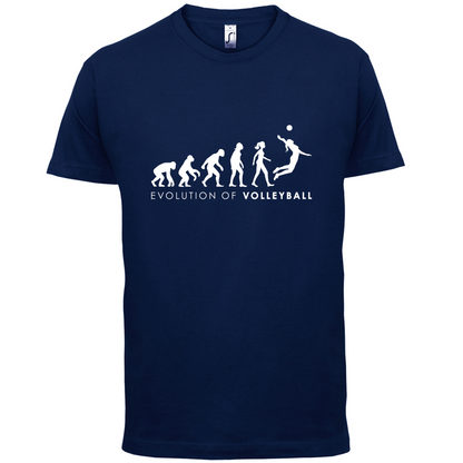 Evolution Of Woman Volleyball T Shirt