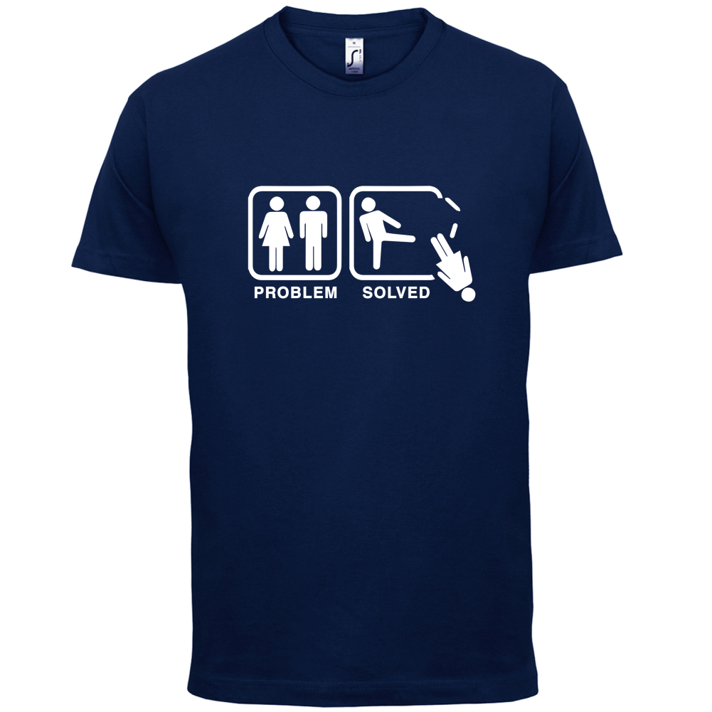 Problem Solved Man Kick T Shirt