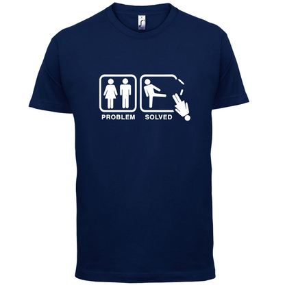 Problem Solved Man Kick T Shirt