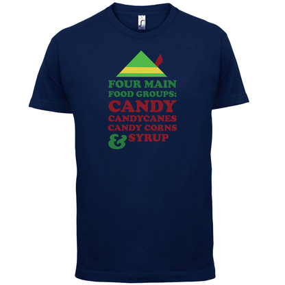 Christmas Food Groups T Shirt