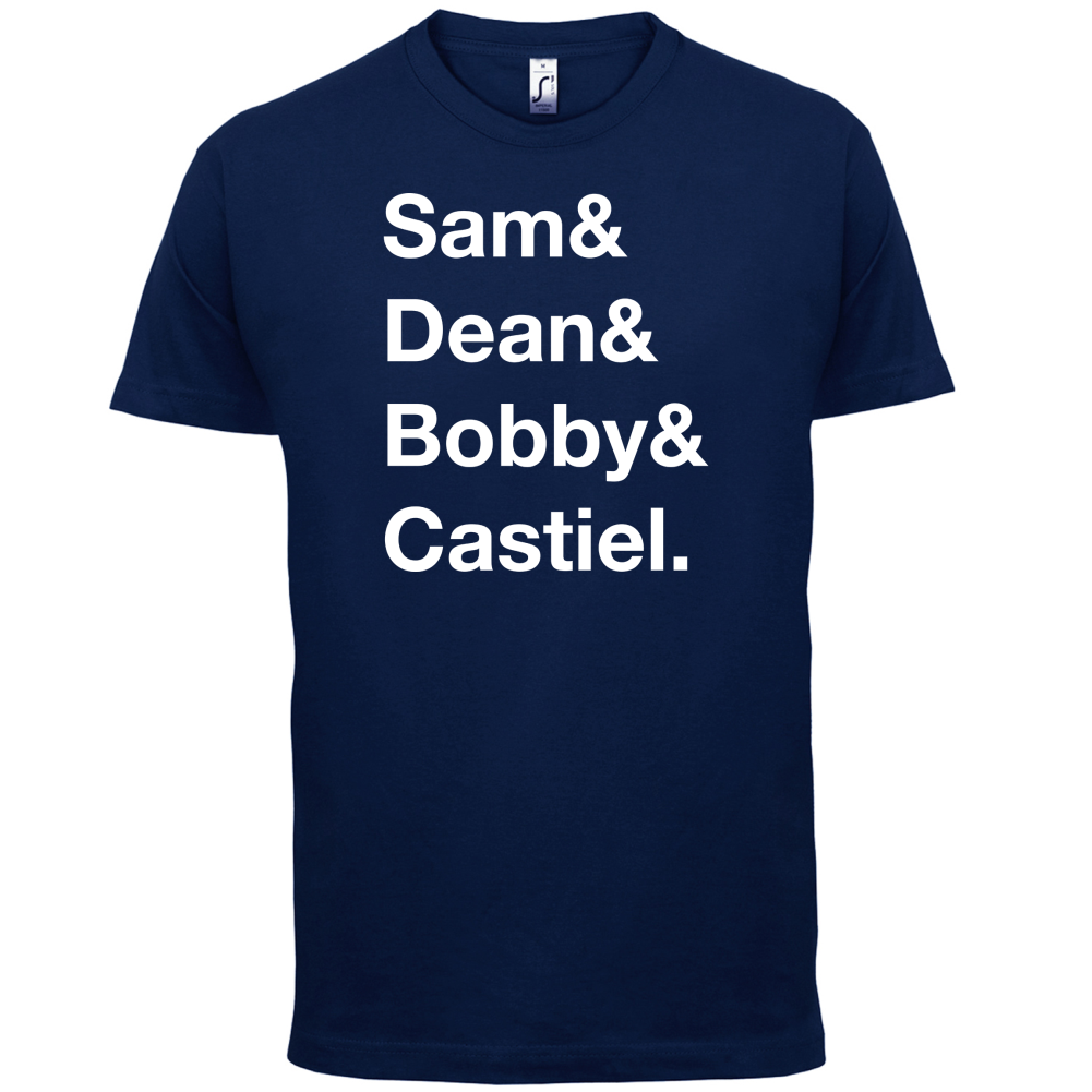 Sam & Dean & Bobby & Castiel T Shirt