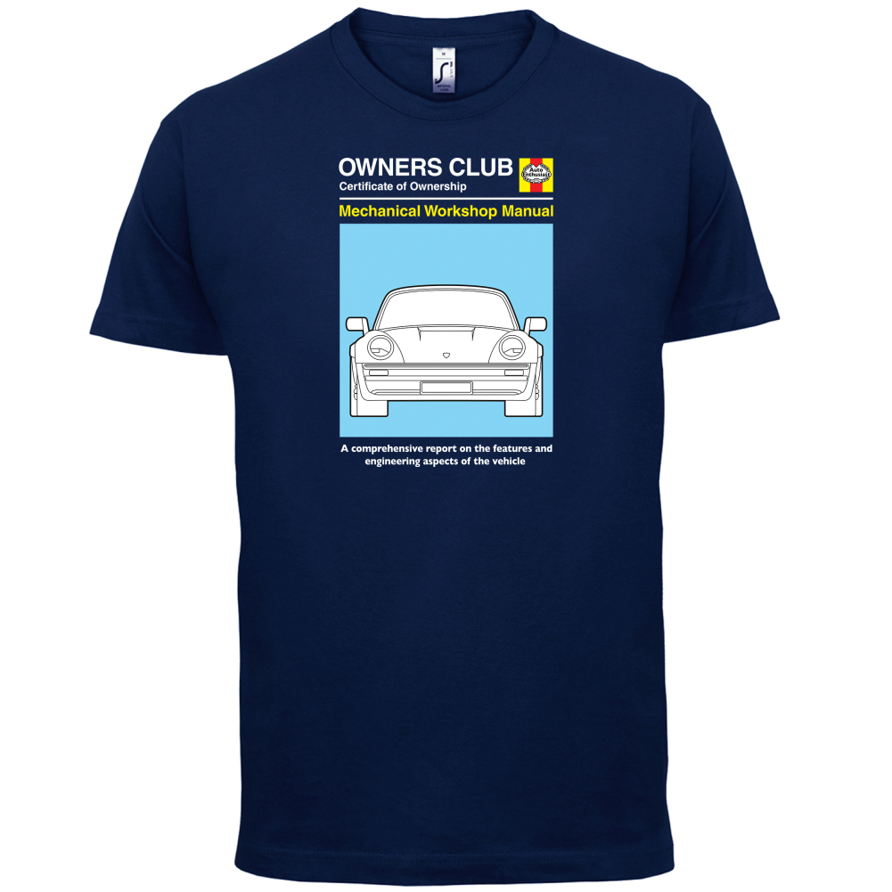 Car Owners Manual 930 Turbo T Shirt