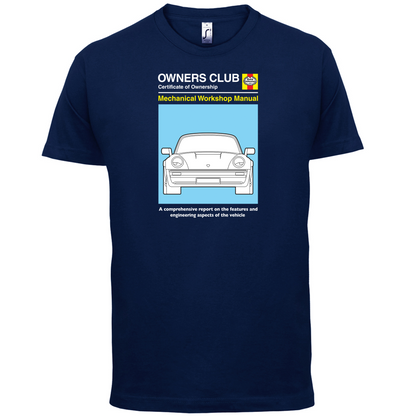 Car Owners Manual 930 Turbo T Shirt