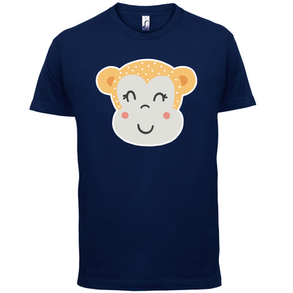 Smiley Face Monkey  T Shirt