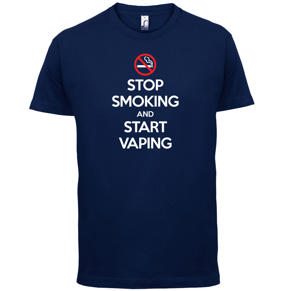 Stop Smoke Start Vaping T Shirt