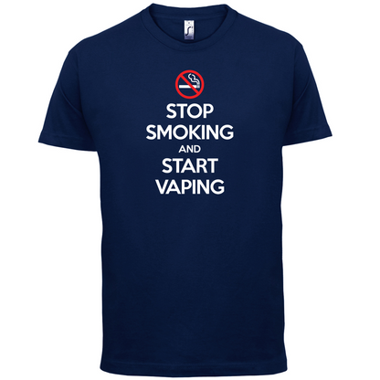 Stop Smoke Start Vaping T Shirt