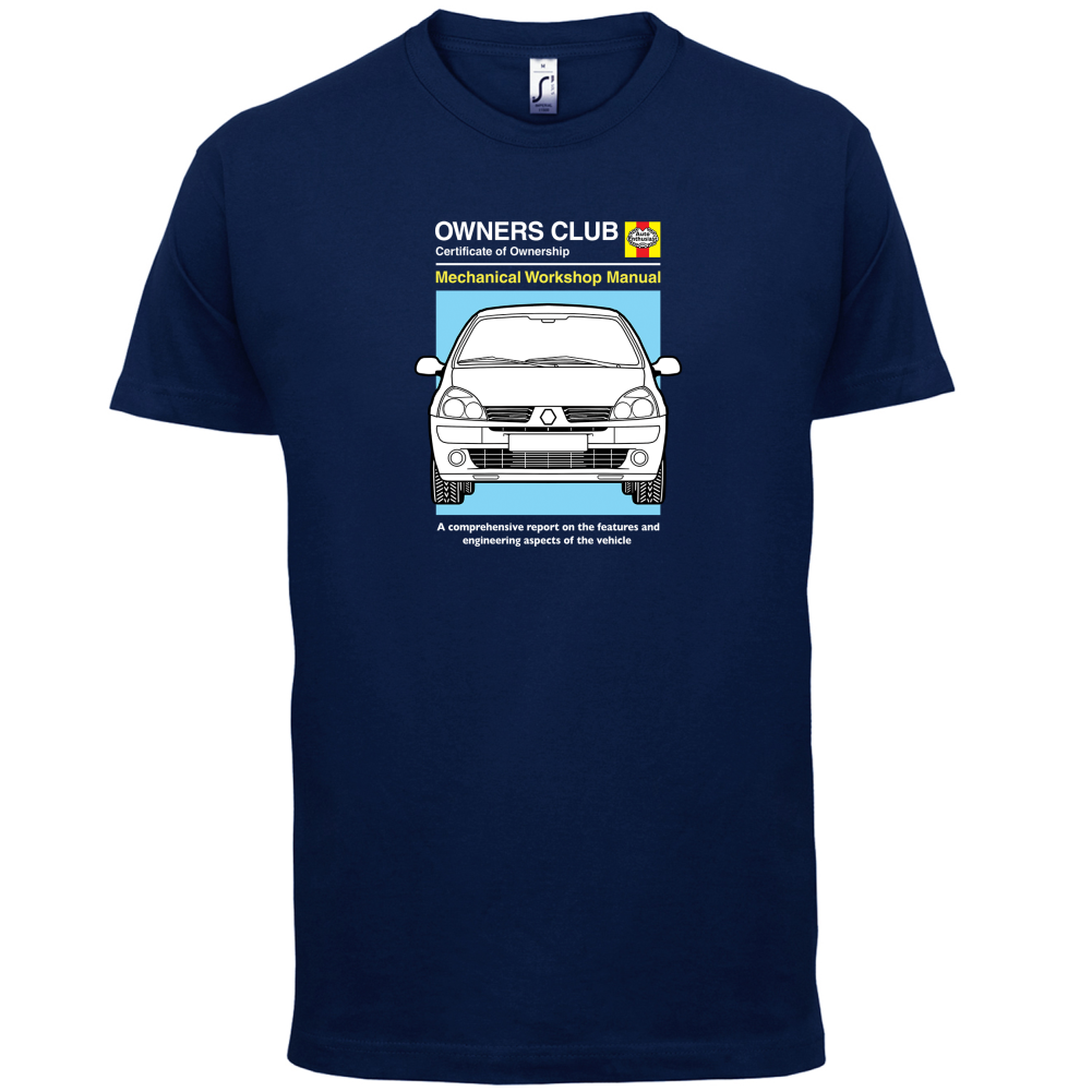 Car Owners Manual Clio T Shirt