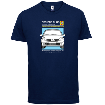Car Owners Manual Clio T Shirt