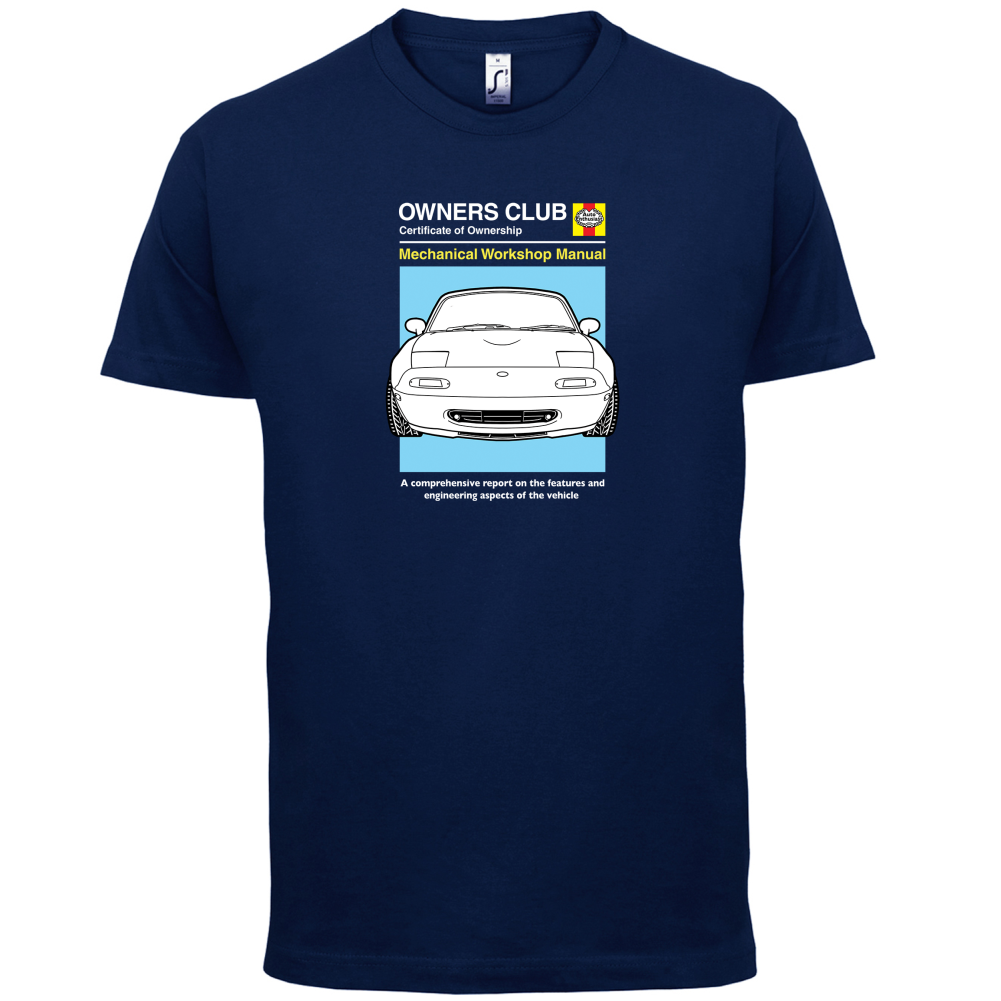 Car Owners Manual MX-5 T Shirt