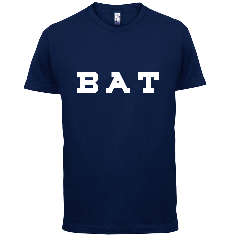 Justcie Bat College Style T Shirt