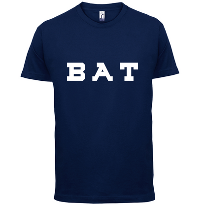 Justcie Bat College Style T Shirt