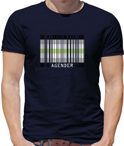 LGBT Barcode Flags - Agender T Shirt