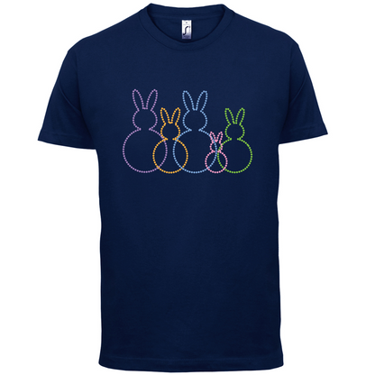 Bunny Family Outline T Shirt