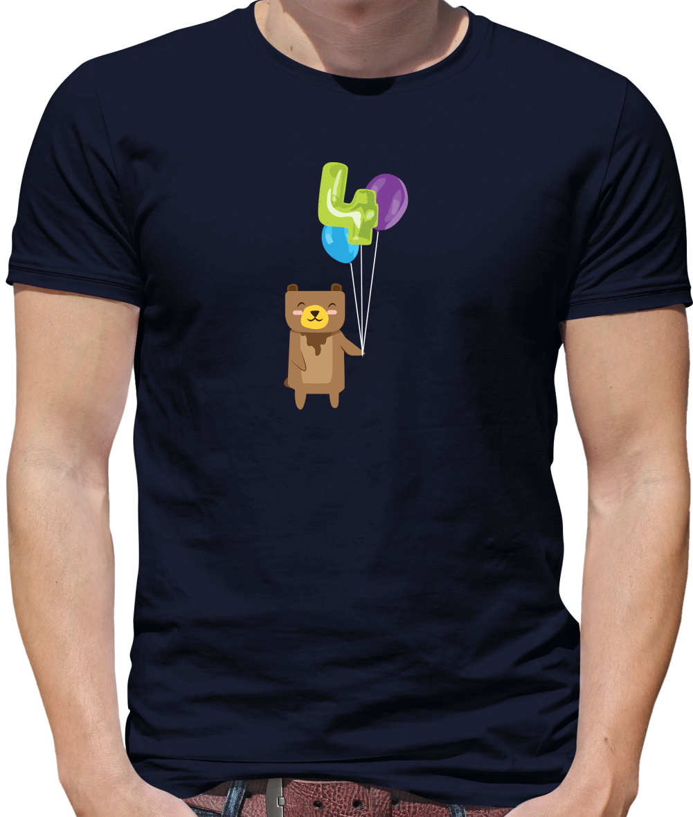 4th Birthday Bear T Shirt