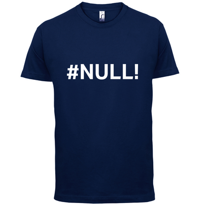 #Null T Shirt