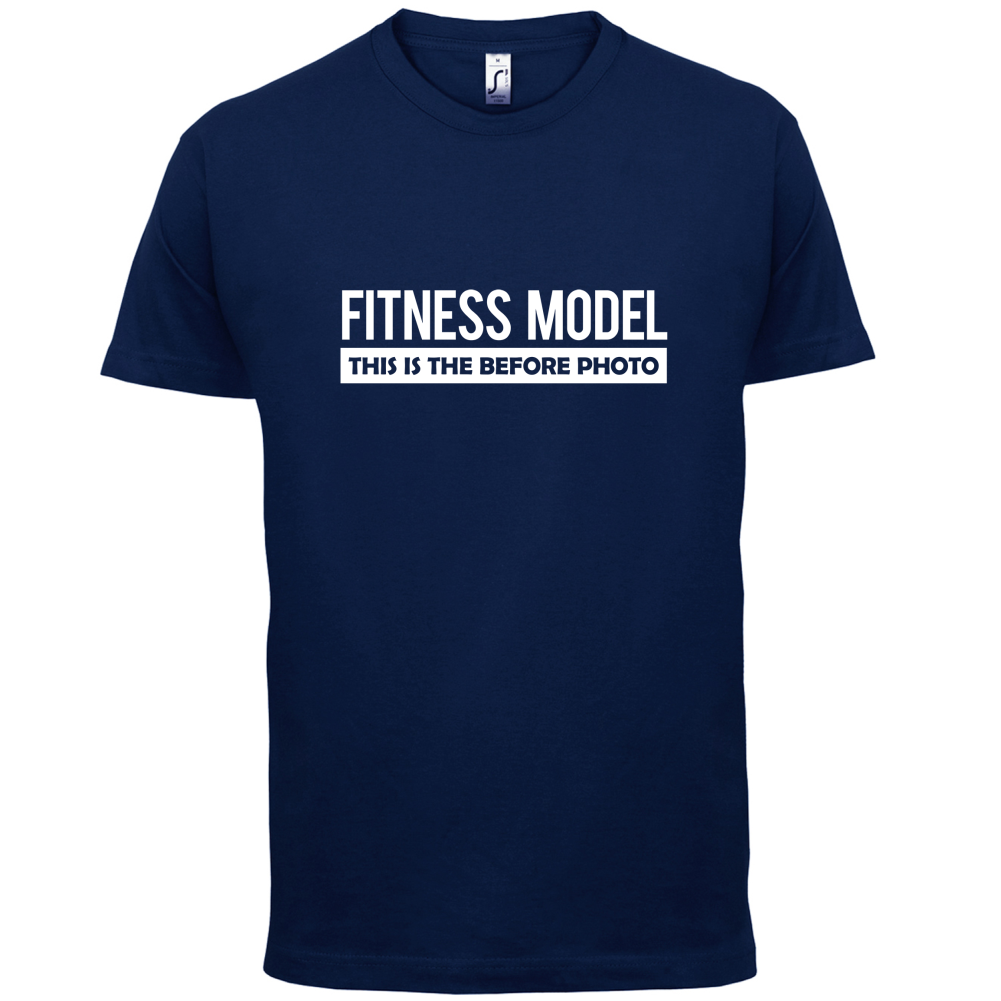 Fitness Model Before Photo T Shirt