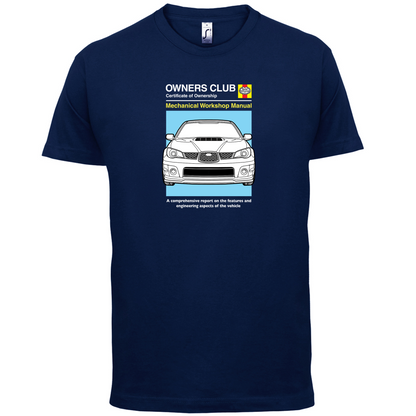 Car Owners Manual Impreza T Shirt