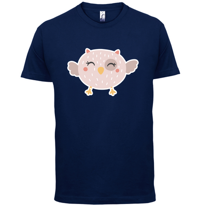 Smiley Face Baby Owl T Shirt