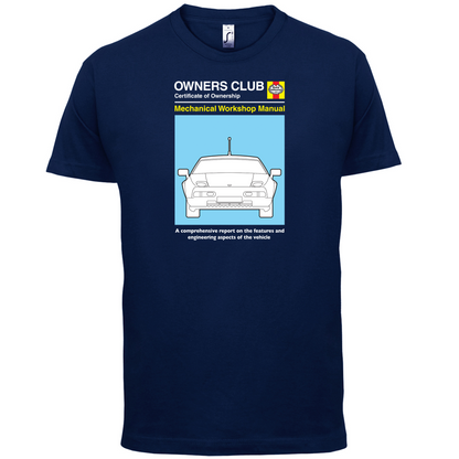 Car Owners Manual 928 Turbo T Shirt