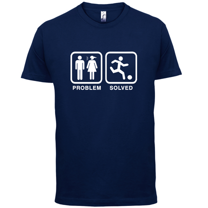 Problem Solved Football  T Shirt