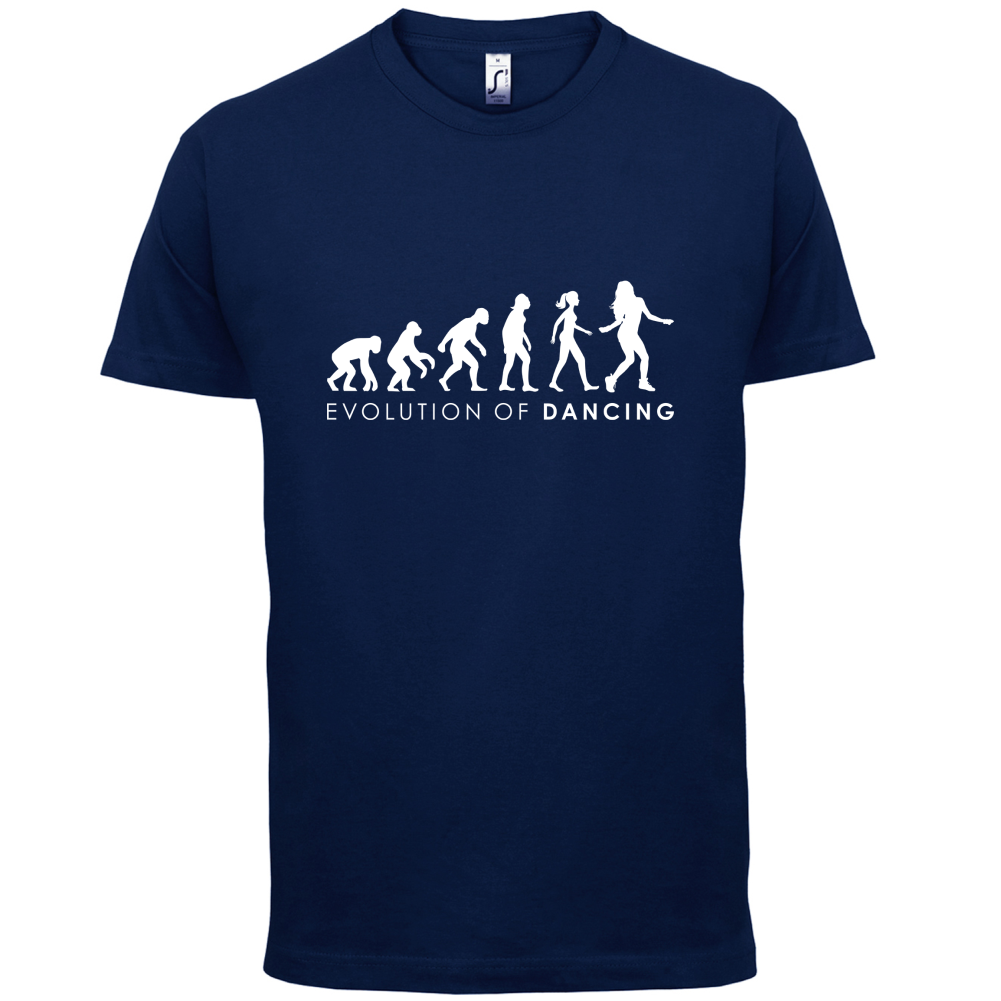 Evolution Of Woman Dancing  T Shirt