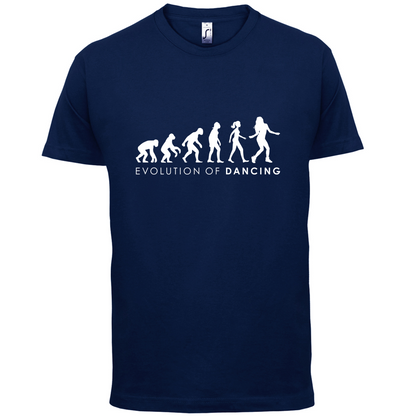 Evolution Of Woman Dancing  T Shirt