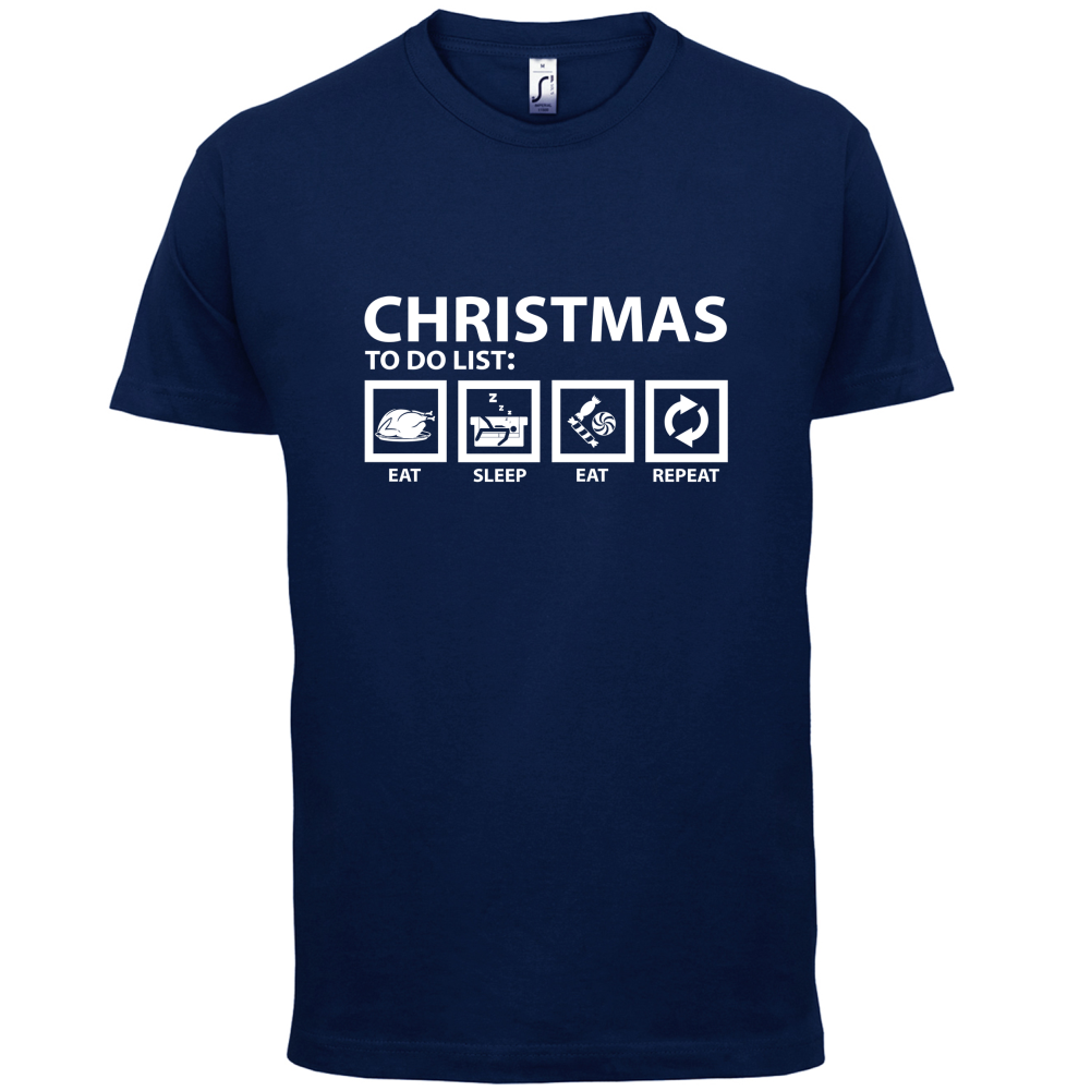 Christmas To Do List T Shirt