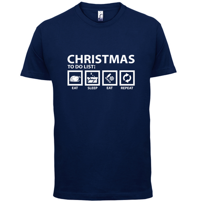 Christmas To Do List T Shirt