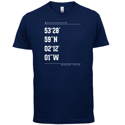 Stadium Coordinates Sky Blues T Shirt