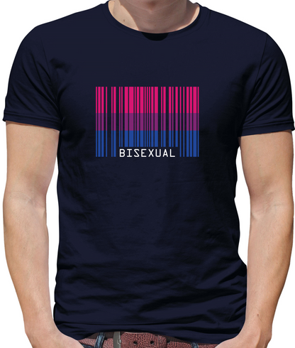 LGBT Barcode Flags - Bisexual T Shirt