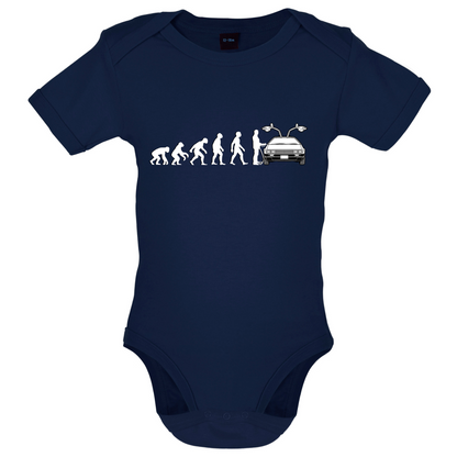 Evolution of Man DMC-12 Driver Baby T Shirt