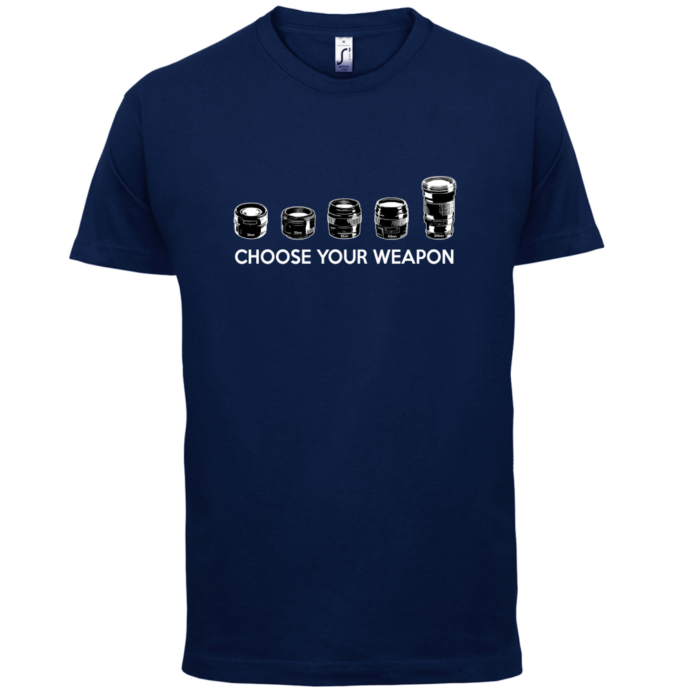 Choose your Weapon (Camera Lenses) T Shirt