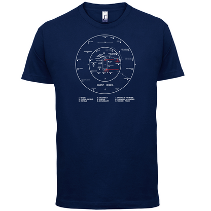 Cricket Ground Diagram T Shirt