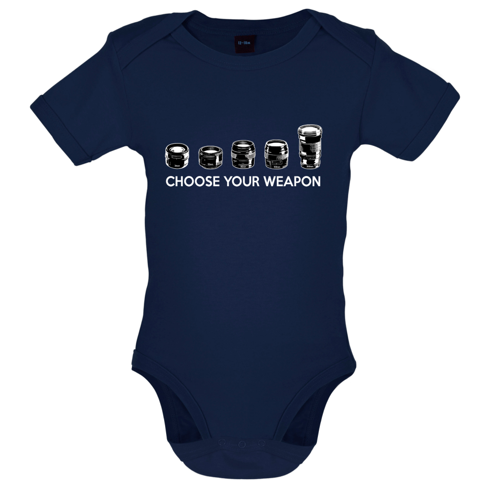 Choose your Weapon (Camera Lenses) Baby T Shirt