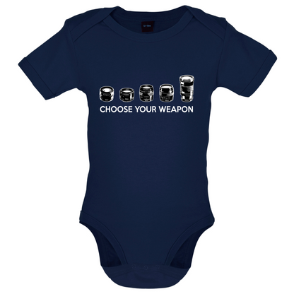 Choose your Weapon (Camera Lenses) Baby T Shirt