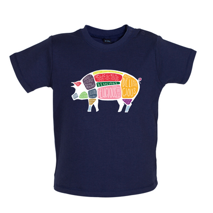 Delicious Pig Baby T Shirt