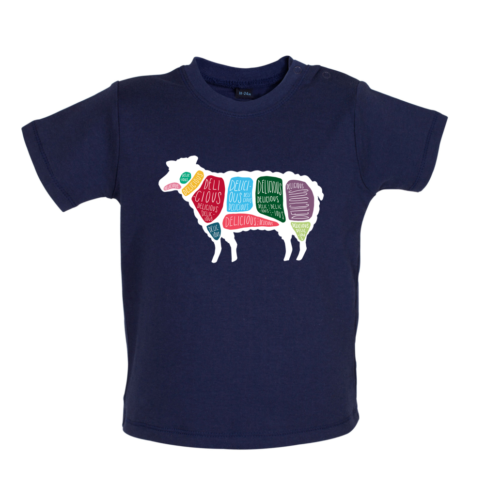 Delicious Sheep Baby T Shirt