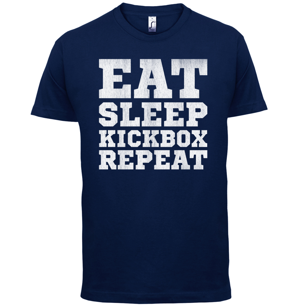 Eat Sleep Kickbox REPEAT T Shirt