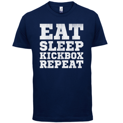 Eat Sleep Kickbox REPEAT T Shirt