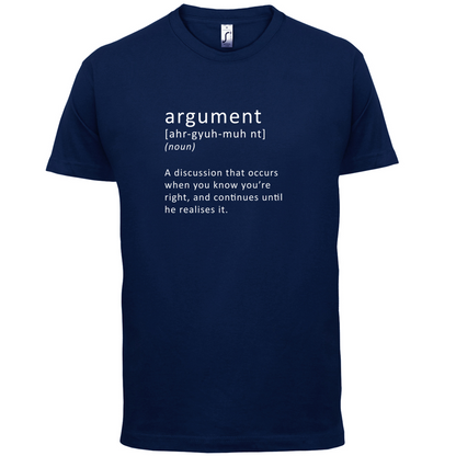 Funny Definition Argument T Shirt
