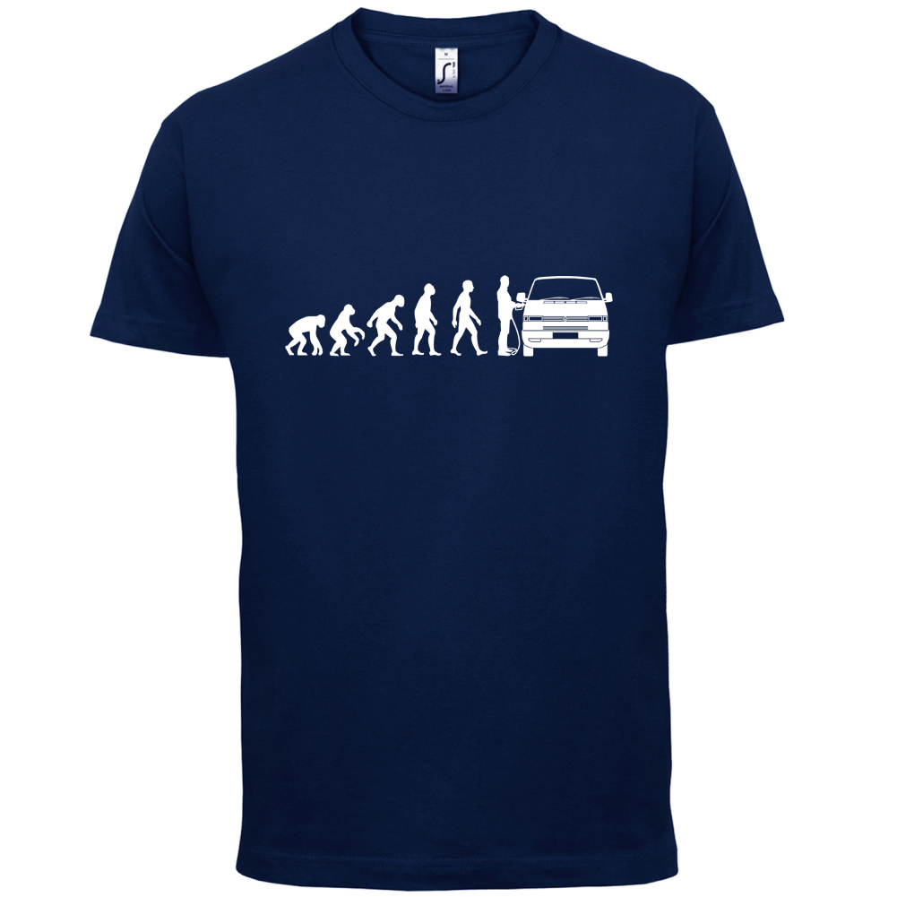 Evolution of Man T4 Campervan T Shirt