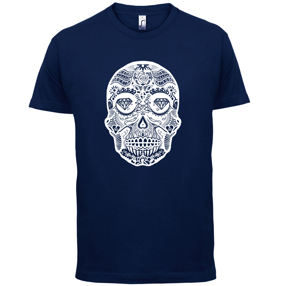 Mexican Sugar Candy Skull T Shirt