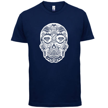 Mexican Sugar Candy Skull T Shirt