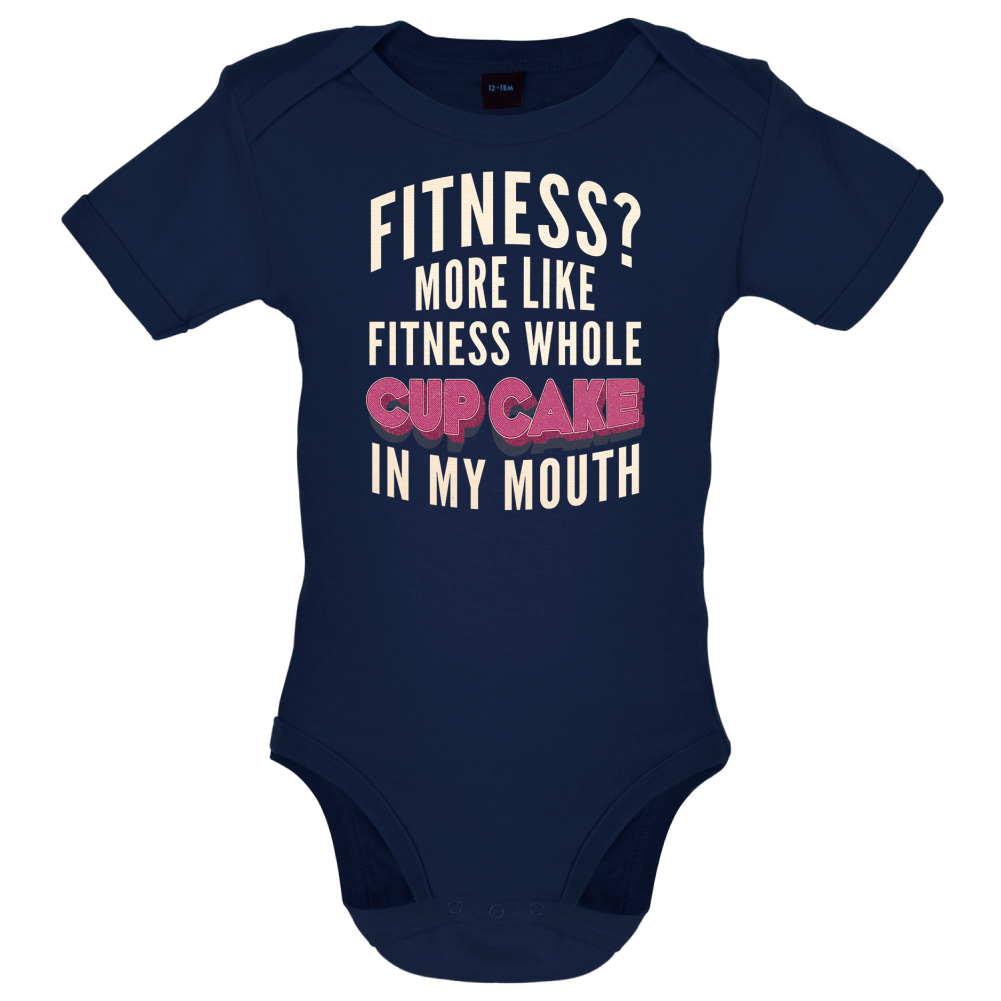 Fitness Cupcake In My Mouth Baby T Shirt