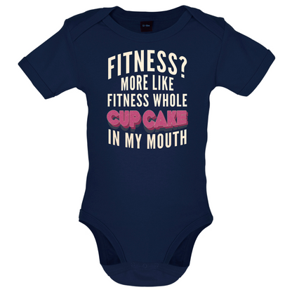 Fitness Cupcake In My Mouth Baby T Shirt